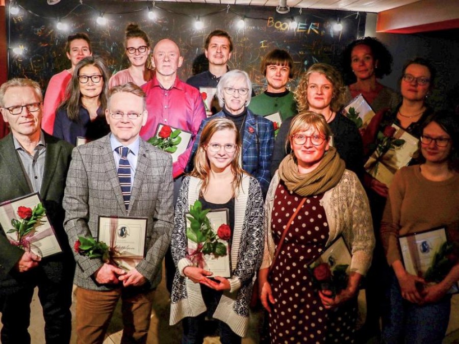 Glæsilegur hópur tók við tilnefningum í Gerðubergi Tilnefningar til Barnabókaverðlauna Reykjavíkur veittar