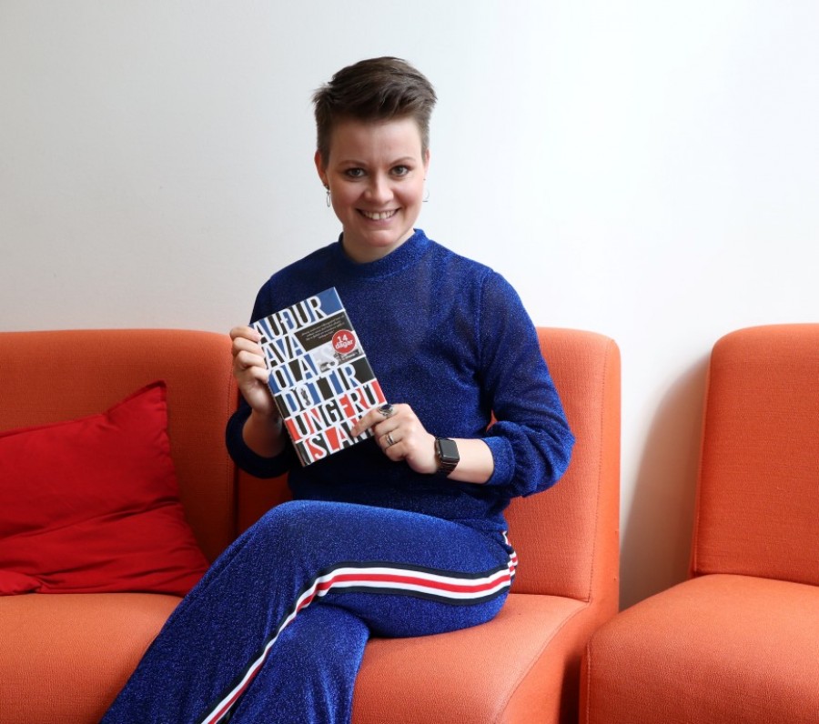 Sigyn Blöndal er Lesandi vikunnar. Ungfrú Ísland, Auður Ava Ólafsdóttir Sigyn Blöndal, Lesandi vikunnar, lesandi, bókmenntir, meðmæli, Ungfrú Ísland, Auður Ava Ólafsdóttir